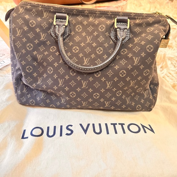 Louis Vuitton mini lin Monogram Speedy 30 - Picture 1 of 11